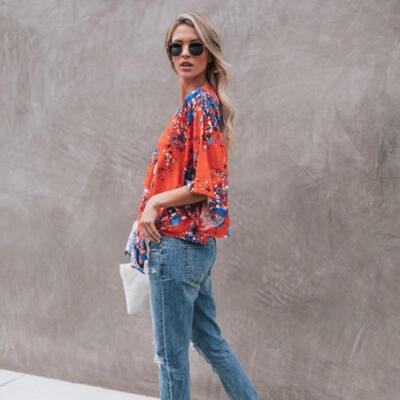 

Womens Long Sleeve Loose T Shirts Fashion Ladies Summer Casual Blouse Tops Shirt