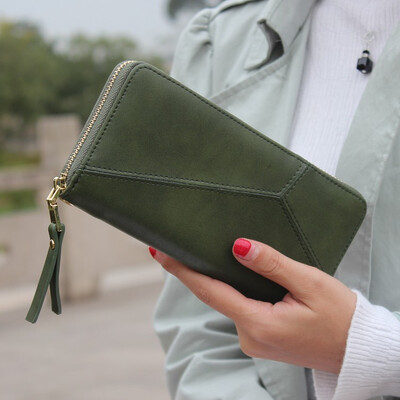 

Women Wallet Female Long Zipper Women Purse Large Capacity Coin Wallet Purse Brand New Fashion Phone Clutch