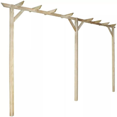 

Pergola wooden garden 400 x 40 x 205 cm