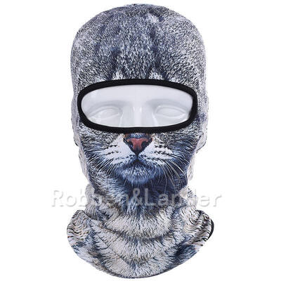 

Outdoor Bike Sports Motorcycle Cycling Skiing 3D Animal Dog Full Face Mask