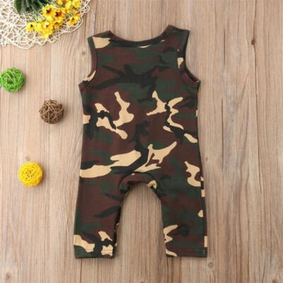 

Newborn Baby Boys Camo Bodysuuit Romper Jumpsuit Outfits Clothes HOT