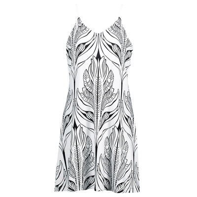 

V Neck Causal Slip Dress