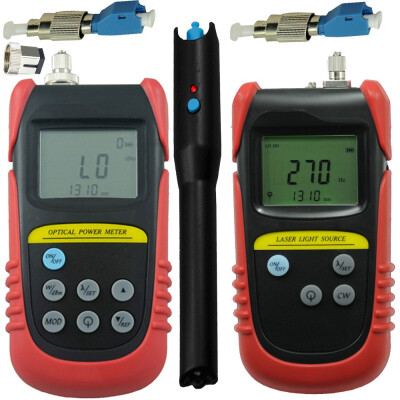 

-70dB 6dB Optical Power Meter 1310nm155nm Wavelength fiber Optical Laser light Source 15MW Fiber Visual fault Locator