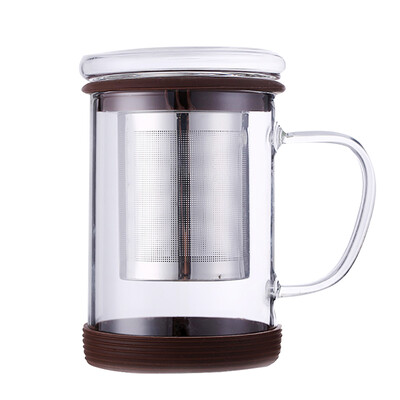 

[Супермаркет] Джингдонг Яо Джия Хан хотел фильтр из нержавеющей стали стеклянная чашка 400мл коричневого U-Z-2017