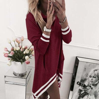 

UK Womens Oversize Jumper Pullover Hoodies Top Winter Sweatshirt Ladies Dress