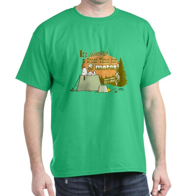 

CafePress - Snoopy Smores T-Shirt - 100 Cotton T-Shirt