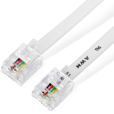 

Ferguson cabos F08318 Telephone line finished 4-core four-core indoor tower extension cable extension line telephone cable four core 30 meters