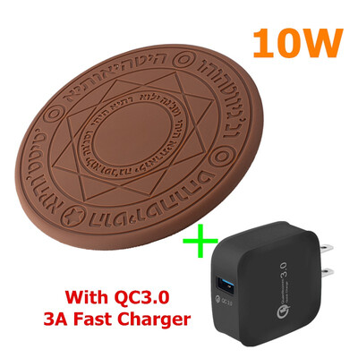 

Mzxtby Tio Tok Quadratic Element Comic Magic Array QI Wireless Charger 5W 10W Magic Circle Wireless Universal Fast Charger for Mi