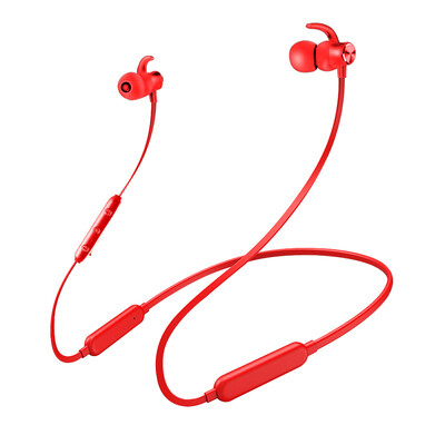 

Newman C10 Bluetooth Headset Sports Wireless Mini Running Fitness Neck Neck Earbuds In-ear Double Ears Wear Long Standby Hanging Ear Red
