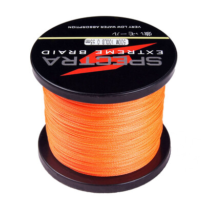 

4Strands 100M-2000M 6LB-300LB Test Orange 100%pe Dyneema Braided Fishing Line