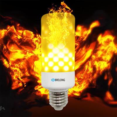 

BRELONG LED Flame Light Bulb Emulation Flaming Decorative Lamp - E27