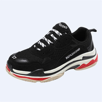 

New INS Super Fire with Couple Shoes Dad Shoes Korean Leisure Original Character Joker Running Shoes