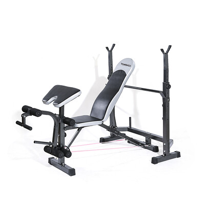 

TOMSHOO Adjustable Multi-Station Weight Bench Press Incline Flat Decline Sit Up Bench Weight AB Bench Board Exercise Barbell Squat