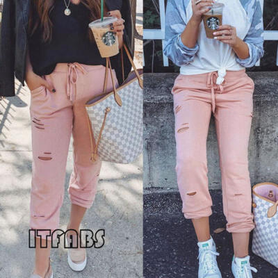 

Women CASUAL JOGGER Dance Harem Sport Pants Baggy SLACKS Trousers SWEATPANTS CA