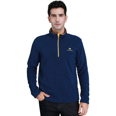 

CAMEL CROWN Mens Half Zip Fleece Pullovers Lightweight Long Sleeve Sweater Fleece Jackets Outdoor Sport Sweatshirts Winter