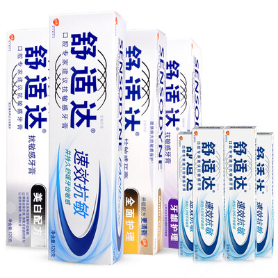 

Jingdong [супермаркет] Сенсодин (Сенсодин) 580g смешивая комплект доступна плейотропная 120g ухода + 120г 120га + белая + 120g + Камедь Ухода Зубной пасты 25g * 4 портативного оборудование