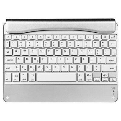 

ЛУК Airlines World HB102B Apple Ipad AIR2 / Pro 9,7 дюйма металл серебро клавиатуры защитная оболочка с семь цветов подсветки