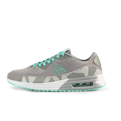 

PEAK mens shoes autumn&winter new retro casual shoes lightweight non-slip wear-resistant cushion sports shoes E62797E Glacier gray electric green 44 yards