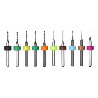 

10pcs Tungsten Carbide Micro Drill Bits Set Engraving Tools for PCB Circuit Board 11mm12mm13mm14mm15mm16mm17mm18mm