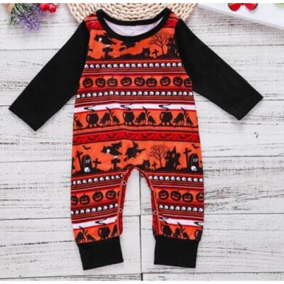 

Newborn Kids Baby Boy Girl Halloween Romper Jumpsuit Bodysuit Playsuit Clothes