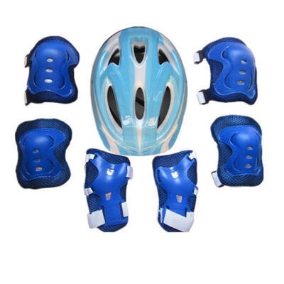 

7Pcs Childrens Kids Skate Cycling Bike Safety Helmet Knee Elbow Pad Set Cycling