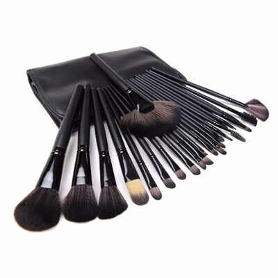 

MYBASY 24pcs Makeup Brush With PU Bag 3 Colors Choose