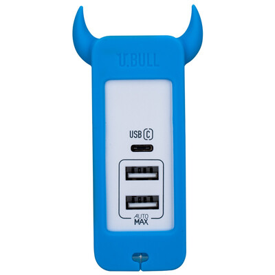 

MOMAX MOMAX rhinoceros intelligent digital charger 54A27W high power type-c fast charge charger power adapter phone charger charge head blue