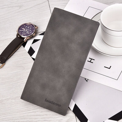 

Teenage wallet men long thin Han edition soft leather clip