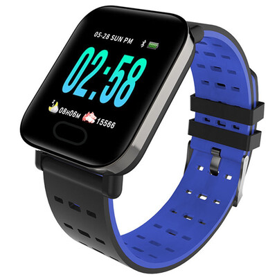 

Waterproof 13 inch color big screen smart bracelet heart rate blood pressure detection remind Bluetooth wristband sports watch