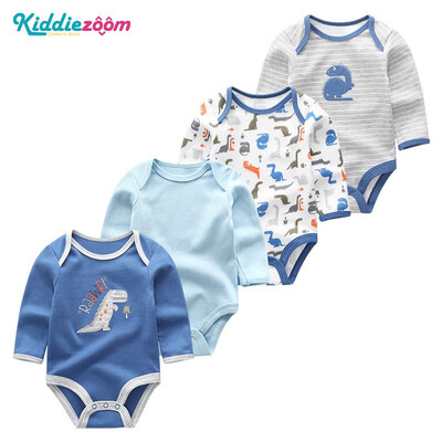 

4PCS Newborn Babywear Clothing Sets Baby Girl Clothes Cotton Rompers One-Pieces Baby Boy Clothes For Babies Bodysuits Unicorn