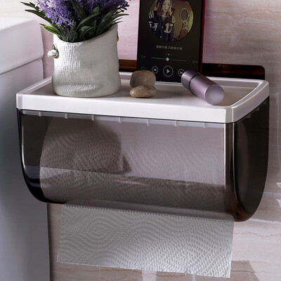 

ShuangQing suction cup roll holder without trace stickers waterproof long roll paper towel holder removable type SQ-5168