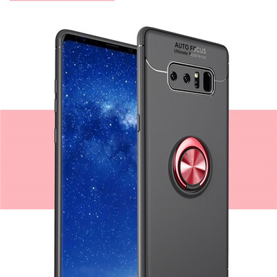 

Fivice Samsung Galaxy Note 8 case TPU metal ring shell magnetic bracket soft shell