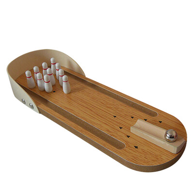 

MyMei Mini Wooden Bowling Children Educational Toys Play Fun Sport Family Games NEW