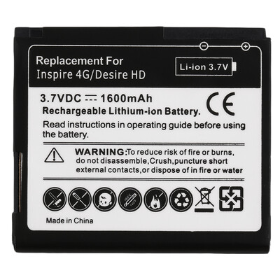 

Стандартный 1100mah литий-ионная аккумуляторная батарея для HTC воодушевляет 4G/ желание HD