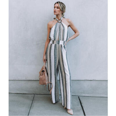 

Women Playsuit Party Jumpsuit Romper Long Trousers Pants Party Clubwear Suit