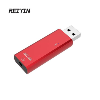 

Reiyin DA-02 DAC USB-A Digital to Analog Audio Converter 192khz 24bit USB to 35mm Audio Adapter with Analog&Optical Digital