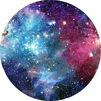 

Round Anti Slip Gaming Outer Space Star Rubber Mouse Pad