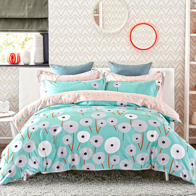 

Victoria public home textiles cotton double four sets of 200 230cm lovers heart blue
