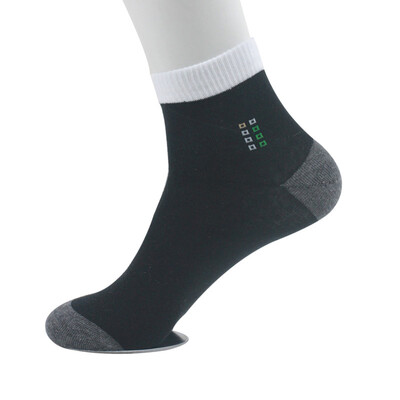 

Jingdong Supermarket] Langsha men and socks combing cotton thin leisure mesh men ship socks 6 double color 26-28
