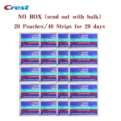 

Crest 3D White Whitestrips Advanced Vivid LUXE Отбеливание зубов полоски гигиены полости рта Стоматологическая Белый