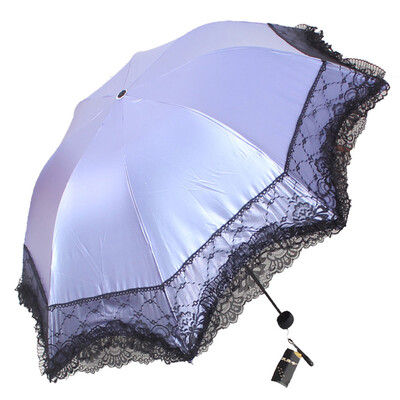 

Райский зонтик Кружевной шип Хуан Шу Ли Сан-Уингар Гриб Солнечный зонтик Зонтик Фиолетовый 33051E
