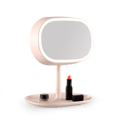 

MUID flip second generation smart makeup mirror smart home HD LED makeup mirror light beauty makeup mirror birthday Valentines Day gift to send girlfriend creative gift star black