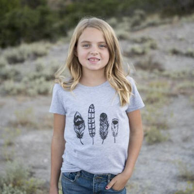 

USA Women Toddler Kids Turkey Printing Family Matching Clothes Tee Tops T-Shirt