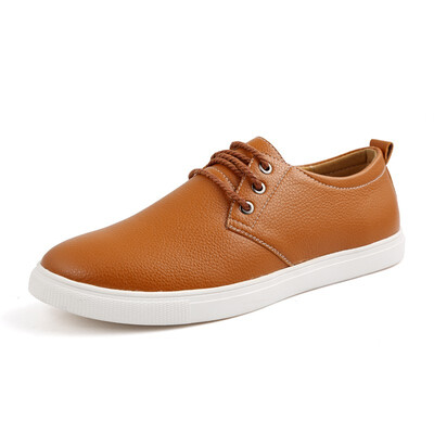 

JUQI Business Men Oxford Genuine Leather Shoes