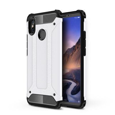 

Fivice Xiaomi MI max3 case Luxury Silicone Diamond Armor PC Hard Shell Phone Case