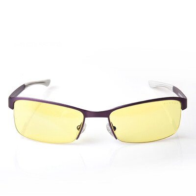 

GUNNAR Signature charm purple mirror amber lens anti-radiation anti-blue glasses