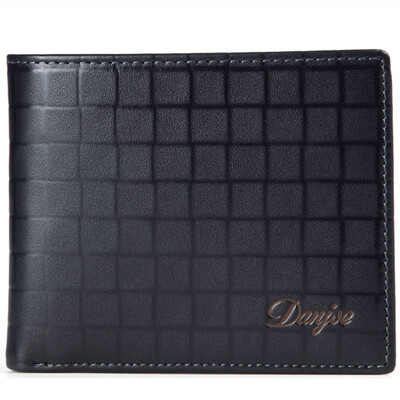 

DANJUE (DANJUE) первый слой кожаной деловой случайной мужской тенденции моды в открытом стиле кошелек 6017-3 черный