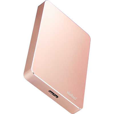 

Netac (Netac) Chi Yue 500G USB3.0 цельнометаллический бесшумный корпус шифрование мобильный жесткий диск розовое золото