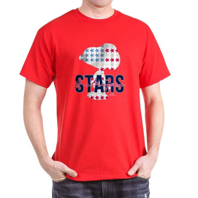 

CafePress - Snoopy - Stars Stripes T-Shirt - 100 Cotton T-Shirt