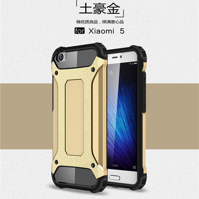 

Fivice Xiaomi MI 5 case Luxury Silicone Diamond Armor PC Hard Shell Phone Case